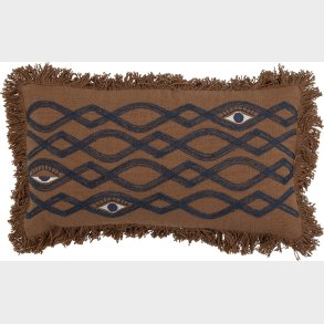 Bloomingville - Galia Pude - Brun - Bomuld - 50x25 Cm