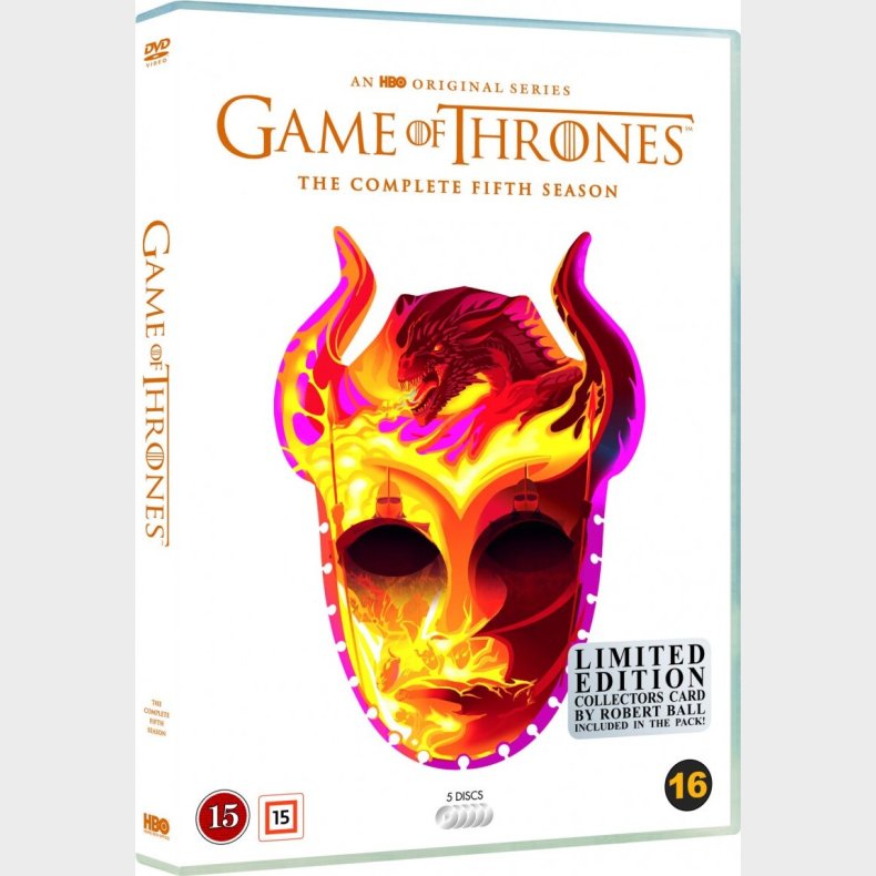 Game Of Thrones - Sson 5 - Hbo - Robert Ball Limited Edition - DVD - Tv-serie