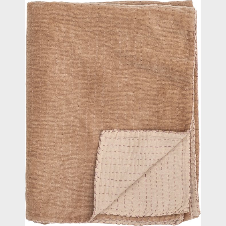 Bloomingville - Gamma Quilt Tppe - Rosa - Bomuld - 150x130 Cm