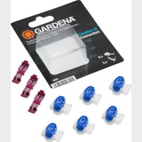Gardena - 6 Samlemuffer Og 3 Stik Til Robotpl�neklipper Kabel - 4089-20