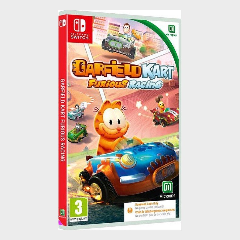 Garfield Kart Furious Racing - Kode I Boks - Nintendo Switch