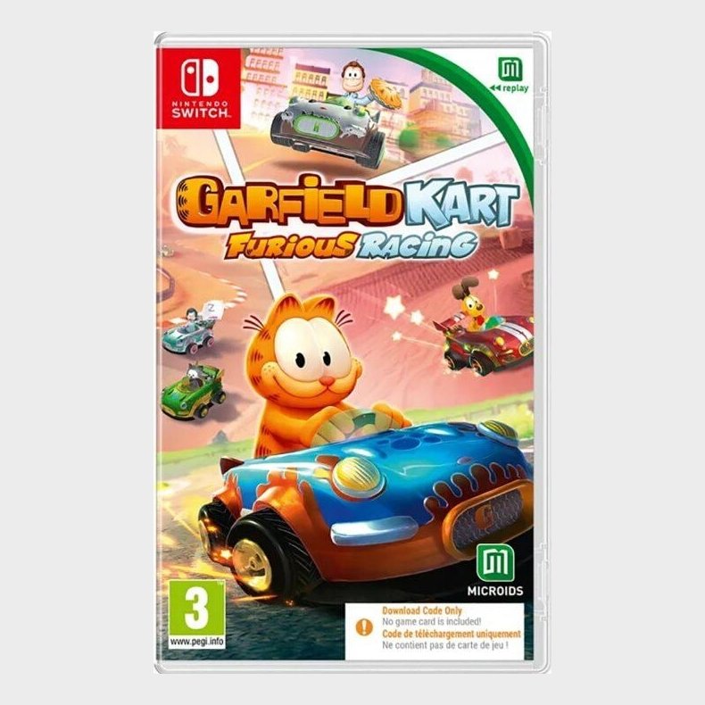 Garfield Kart: Furious Racing - Kode I Boks - Nintendo Switch