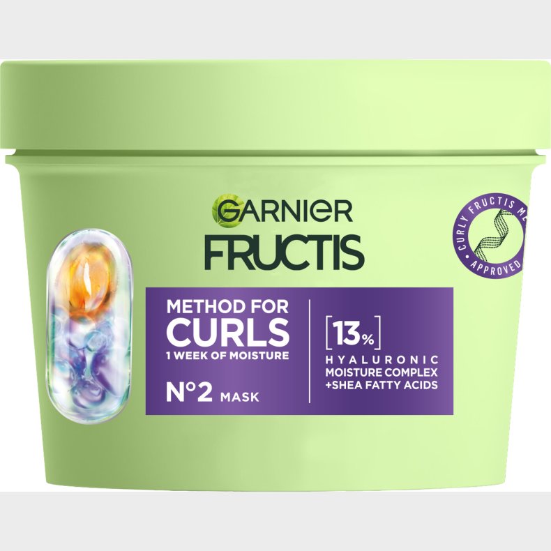 Garnier - Fructis Method For Curls Mask For Curly Hair - 370 Ml