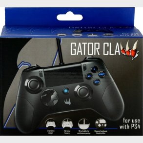 Gator Claw - Ps4 / Playstation 4 Controller - Sort - Kablet