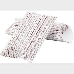 Gaveske - Doodles - Str. 18x15x6 Cm - 300 G - Rd - 3 Stk.