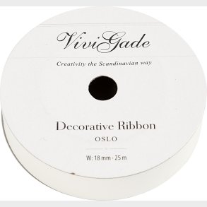 Gavebnd - Hvid - B 18 Mm - Mat - 25 M