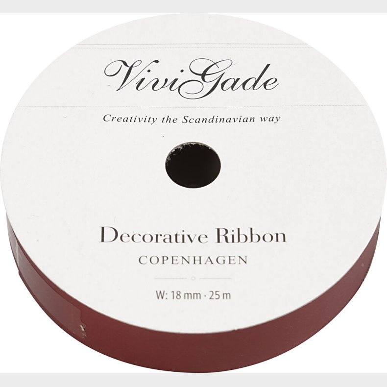 Gavebnd - Rd - B 18 Mm - Mat - 25 M