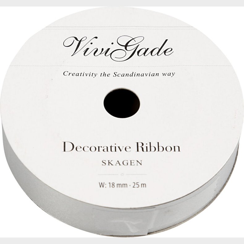 Gavebnd - Slv - B 18 Mm - Mat - 25 M