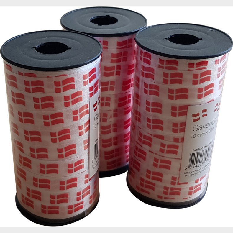 Gavebnd Poly Med Flag 10 Mm X 50 M - 133503 - Scanseason