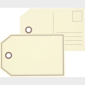 Gavemrker / Postkort - Str. 15x10 Cm - 300 G - 10 Stk.