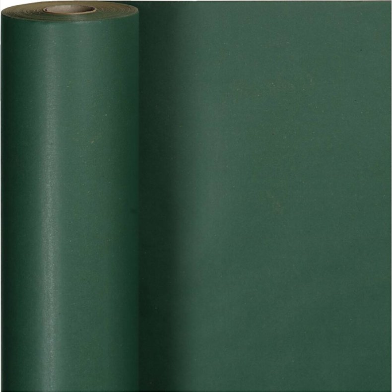 Gavepapir - Grn Ensfarvet - B 50 Cm - 60 G - 100 M