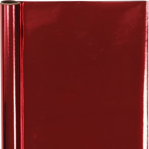 Gavepapir - Rd Ensfarvet - B 50 Cm - 65 G - 4 M