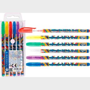 Gel Penne Glitter St Med 6 Stk - Centrum