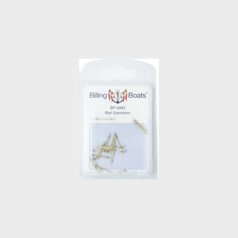 Billing Boats Fittings - Gel�nderst�tte - 15 Mm - 1 Hul - 20 Stk