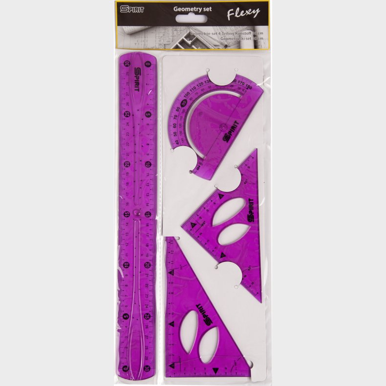 Geometrist 30 Cm - 4 Dele - Spirit