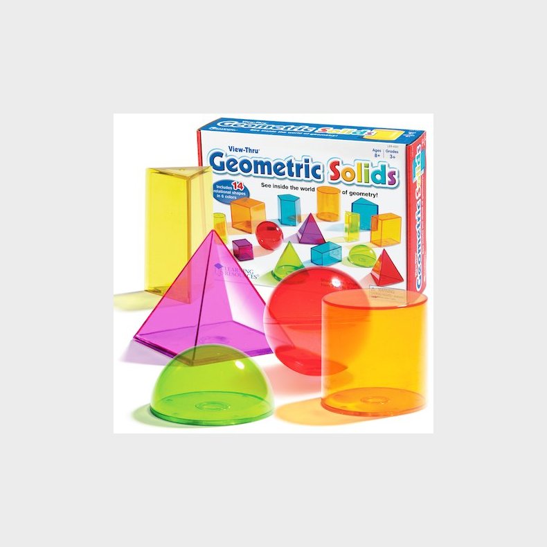 Learning Resources | Geometriske former 14 stk.