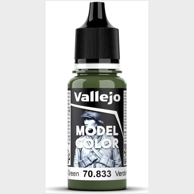 Vallejo - Model Color - German Camouflage Bright Green Mat - 17-18 Ml - 70833