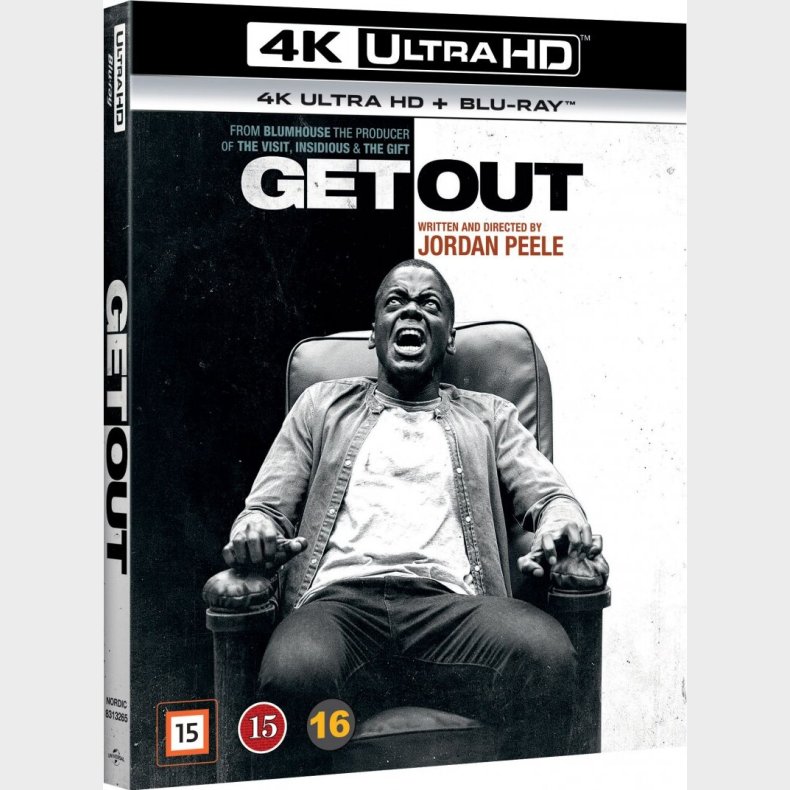 Get Out - The Movie - Jordan Peele - 4K Blu-Ray