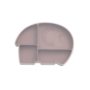 Sebra Silikone Tallerken Med Lg, Fanto, Rustic Plum - Legekammeraten.dk