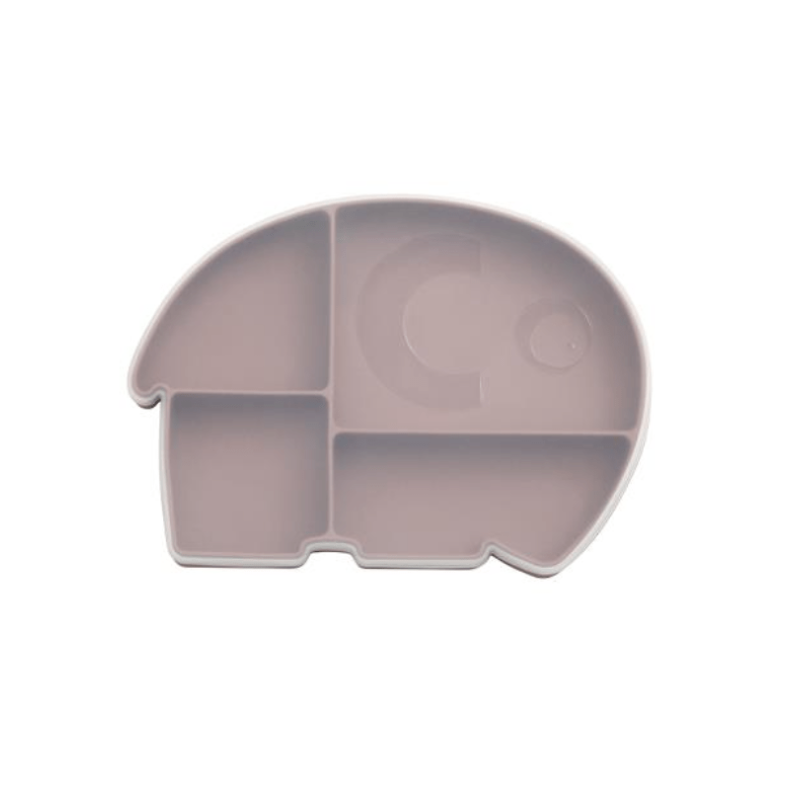 Sebra Silikone Tallerken Med Lg, Fanto, Rustic Plum - Legekammeraten.dk