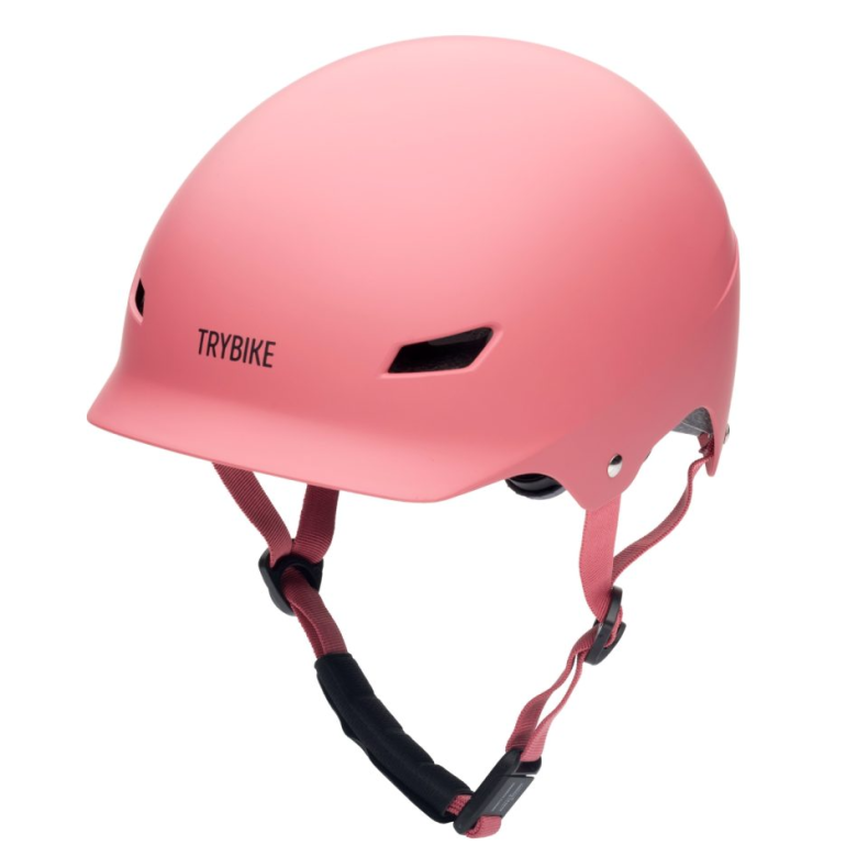Trybike | Cykelhjelm CoConuts - Small/Medium, 51-56 cm Retro Pink