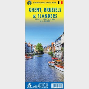 Ghent, Brussels & Flandern - English book