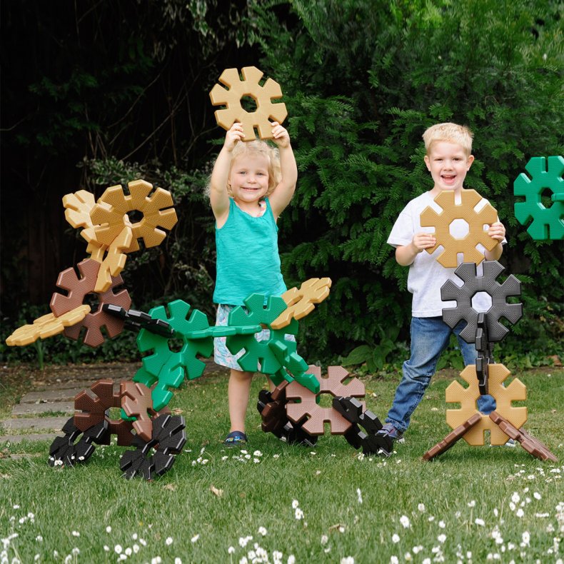 Polydron | Octoplay Gigant - Natur, 40 dele