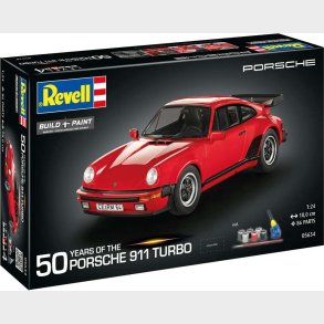 Revell - Porsche 911 Turbo Modelbil - 50 r - 1:24 - Level 4 - 05634
