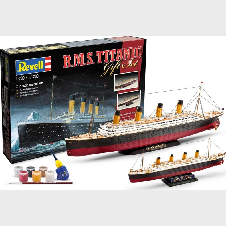 Revell - Rms Titanic Model Skib Bygges�t - 1:700 + 1:1200 - 2 Stk - 05727