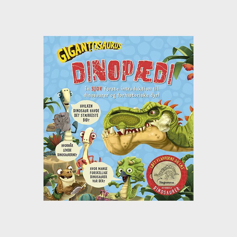 Gigantosaurus - Dinop�di - B�rneleksikon Med Flapper - Cyber Group Studios - Bog