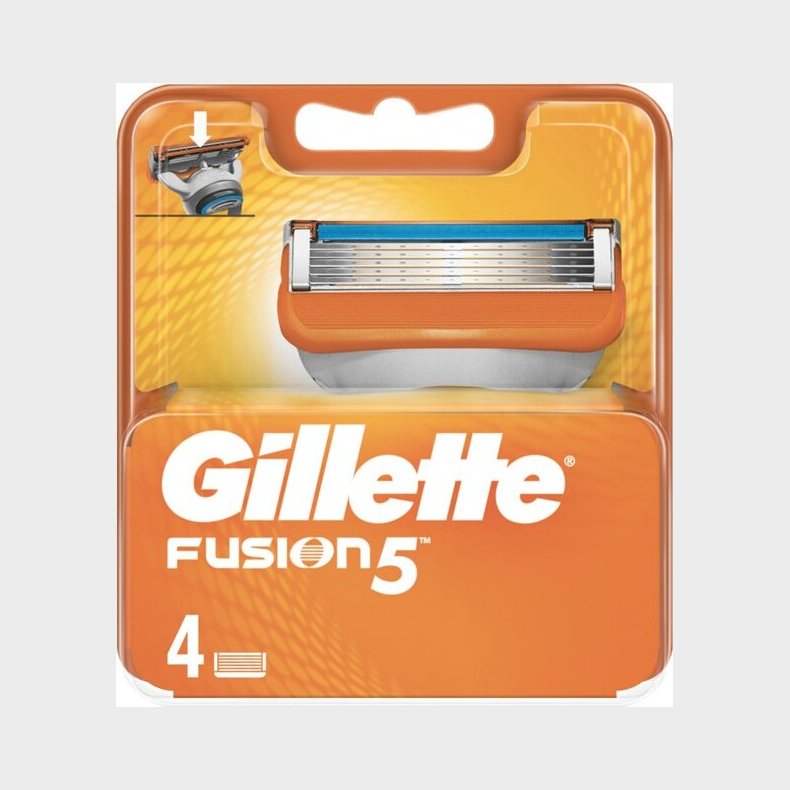 Gillette Fusion Barberblade Og Barberskraber - 4 Blade