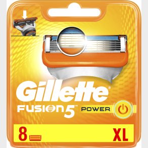 Gillette - Fusion 5 Power Barberblade Xl Pakke - 8-pak