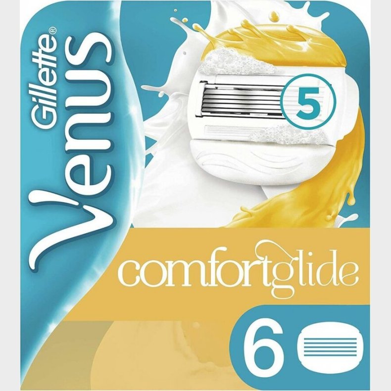 Gillette Venus Comfortglide Barberblade - 6 Stk.