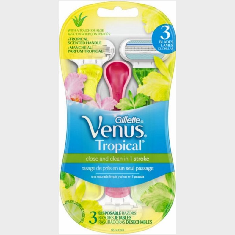 Gillette Venus Tropical Engangsskrabere - 3 Stk.