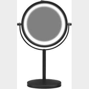 Gillian Jones - Makeup Spejl Med Strkt Lys - Til Bord - Sort