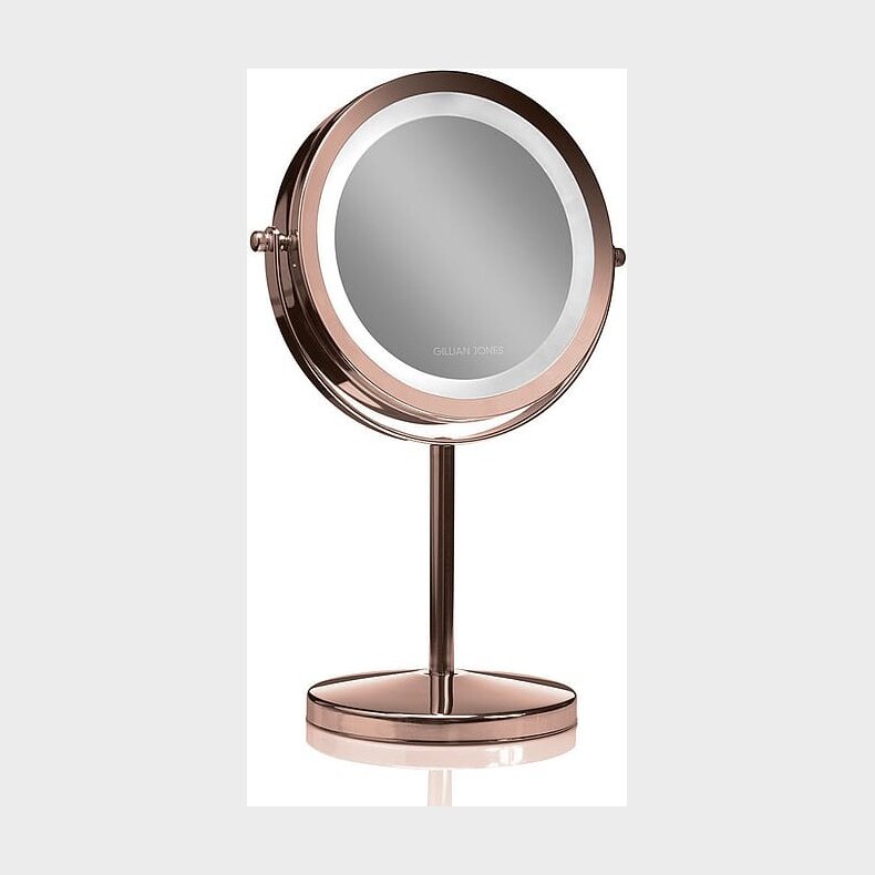 Gillian Jones - Makeup Spejl Med Lys Og Touch - Led - Kobber