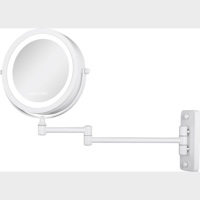 Gillian Jones - Makeupspejl Med Lys - Vghngt - Hvid