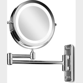 Gillian Jones - Led Vgspejl Med Lys - X10 Zoom - Slv