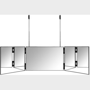 Gillian Jones - Spejl Med Ophng - Foldbar - 92 Cm