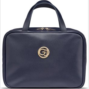 Gillian Jones - Toilettaske Med Ophng - 3 Rum - Mrkebl Pu