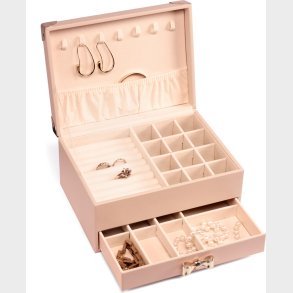 Gillian Jones - Smykkeskrin Med Sljfe - Rosa - Stor