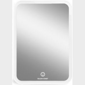 Gillian Jones - Makeup Spejl Med Lys Og Touch - Hvid  Tablet Mirror With Led And Usb-c Charging White