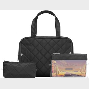 Gillian Jones - Toilettaske St - 3 Dele - Genanvendt Plast - Sort