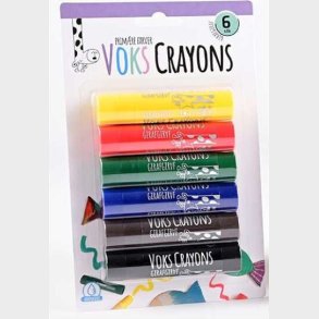 Giraf Giraf Voksfarver - 6 Stk