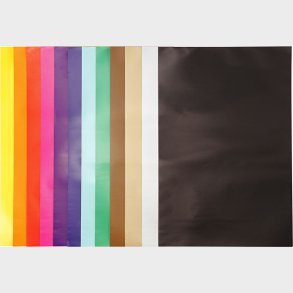 Glanspapir - 32x48 Cm - 80 G - Forskellige Farver - 100 Ark