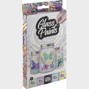 Glas Maling - 5 Stk 22 Ml - Inklusiv Pensel