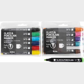 Glas- Og Porcel�nstusser - 1-3 Mm - Halvd�kkende - 12 Stk.