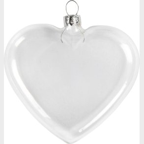 Glashjerte - H 7,8 Cm - B 9 Cm - Tykkelse 2,1 Cm - 6 Stk.