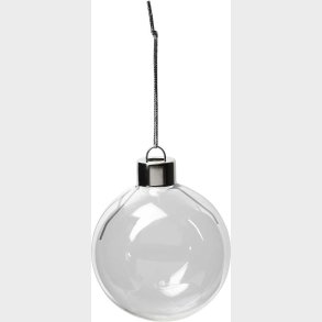 Glaskugle - H 6,9 Cm -  5,9 Cm - Transparent - 8 Stk.