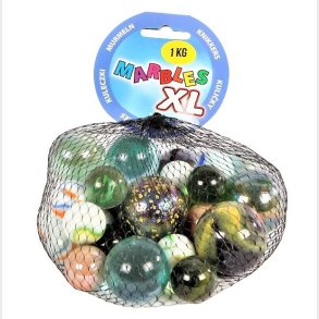 Glaskugler i pose, 1 kg